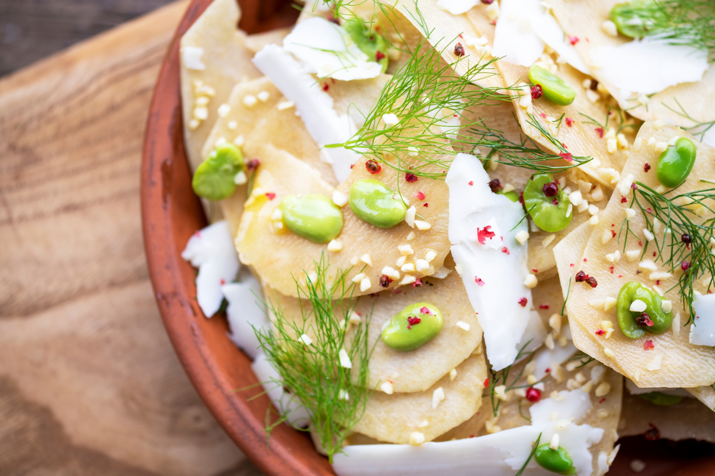 Kohlrabi, Goat’s Cheese &amp; Broad Bean Salad Journal
